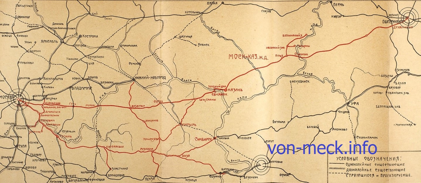 казанская железная дорога станции схема