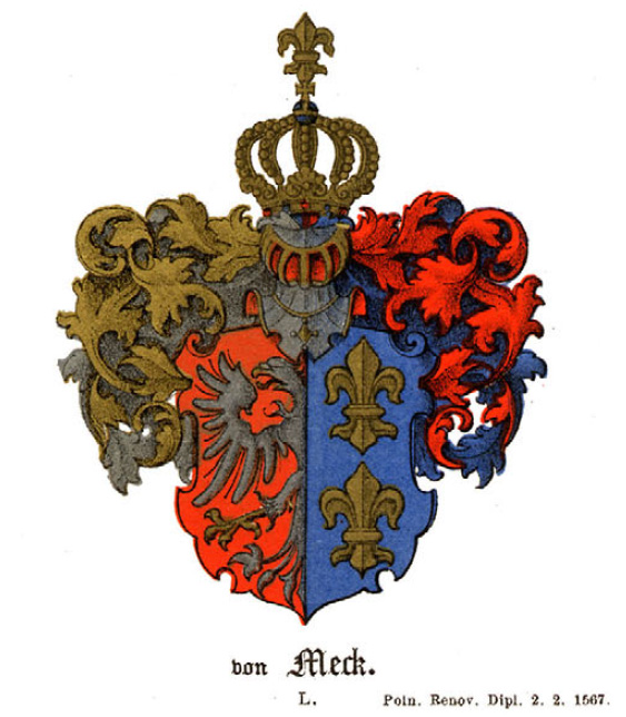 Герб фон Мекк  coat of arms von Meck wappen